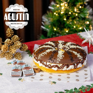 Roscón de reyes – Nata con Nutella