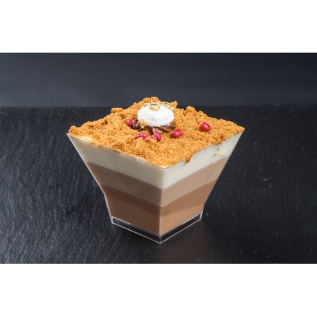 Mousse Tres Chocolates Pirámide