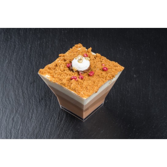 Mousse Tres Chocolates Pirámide